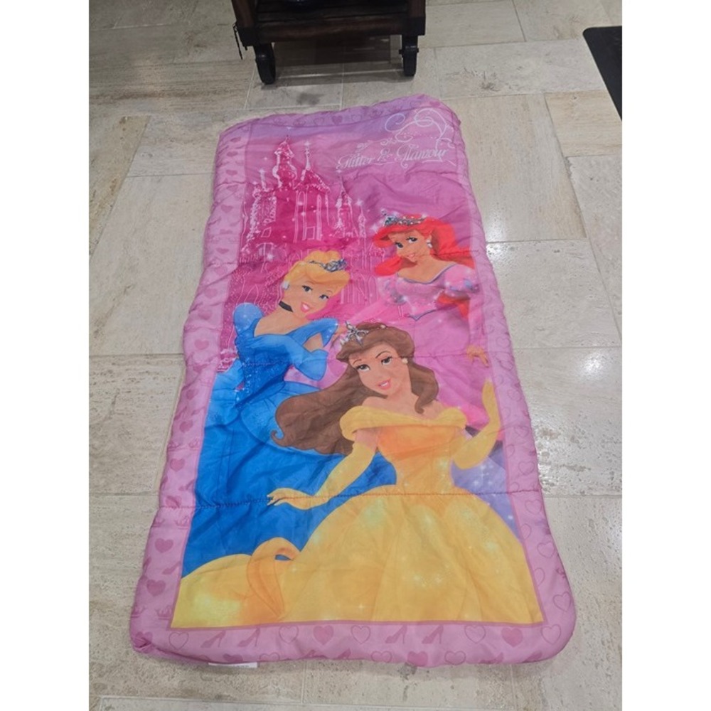 Twin Heavy Disney Princess Glitter and Glamour Sleeping Bag 28x56